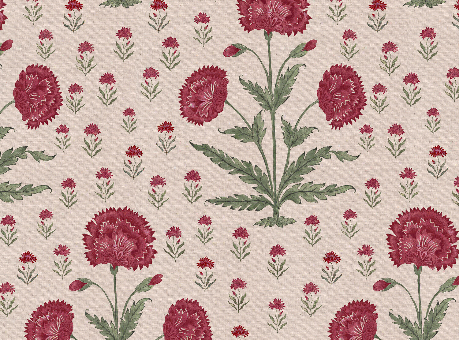 CW: Red damson and green | BASE: Mercia Linen