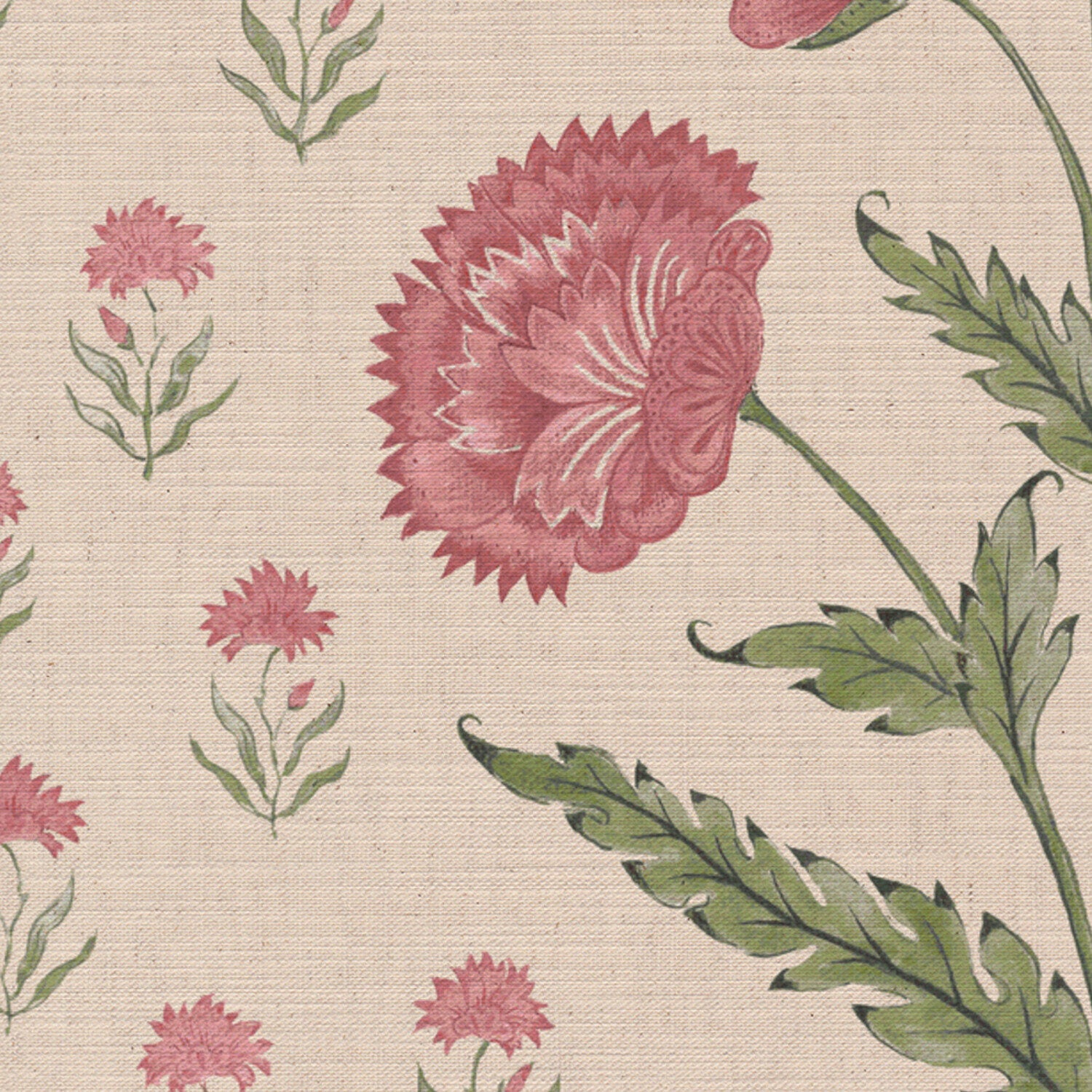 CW: Soft pink and green | BASE: Mercia Linen | HERO
