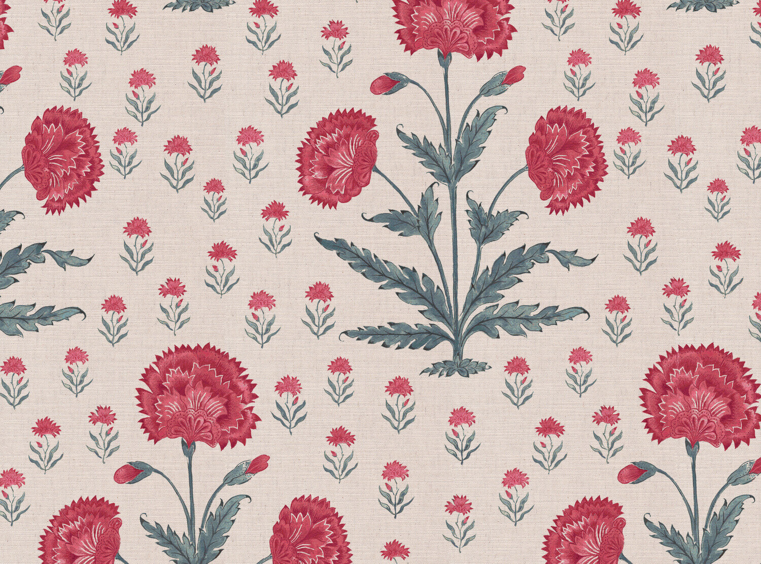 CW: Warm red and blue | BASE: Mercia Linen