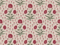 CW: Red damson and green | BASE: Natural Luxury Linen