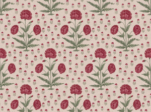 Red damson and green