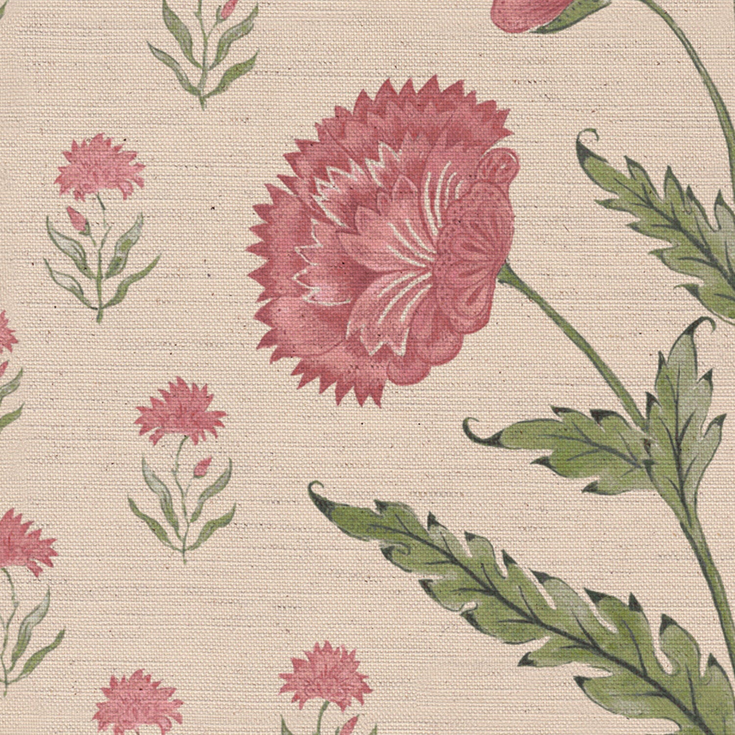 CW: Soft pink and green | BASE: Natural Luxury Linen | HERO