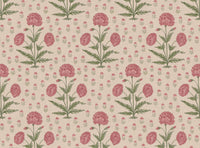 Soft pink and green