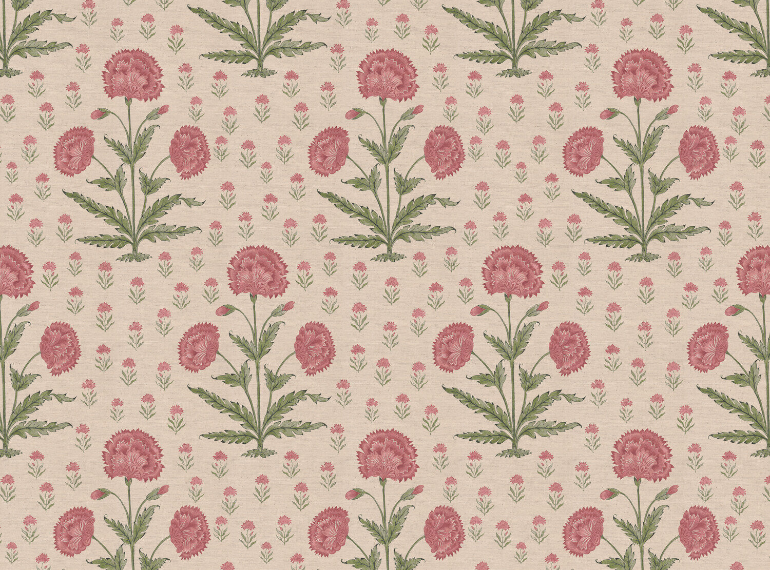 CW: Soft pink and green | BASE: Natural Luxury Linen