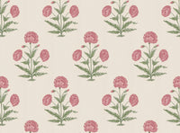 Soft pink and green