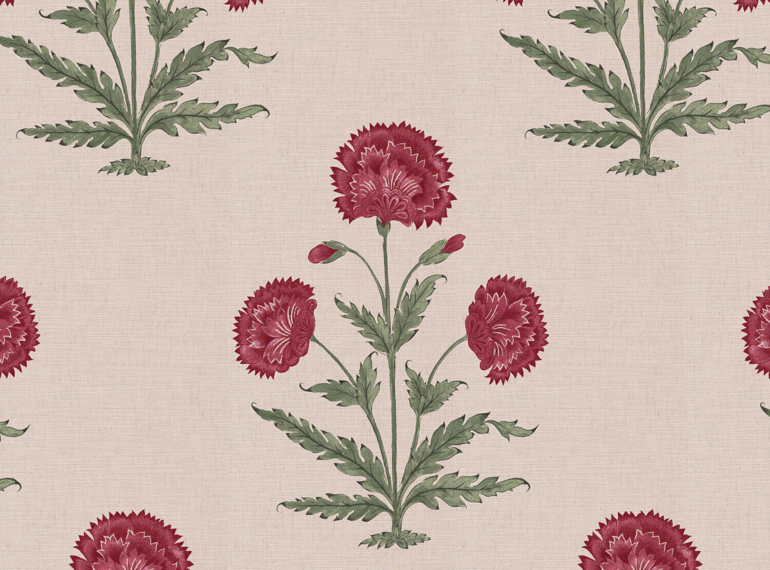 CW: Red damson and green | BASE: Mercia Linen