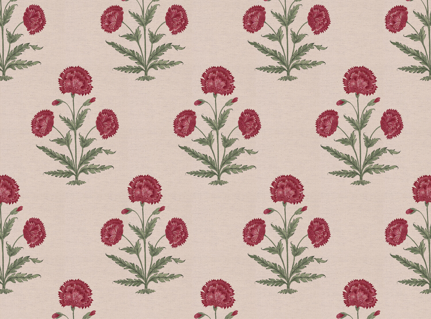 CW: Red damson and green | BASE: Natural Luxury Linen