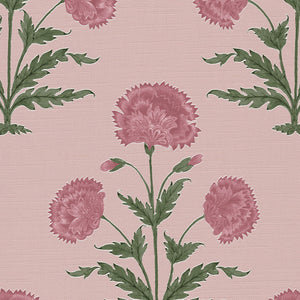Pink and green with pink ground