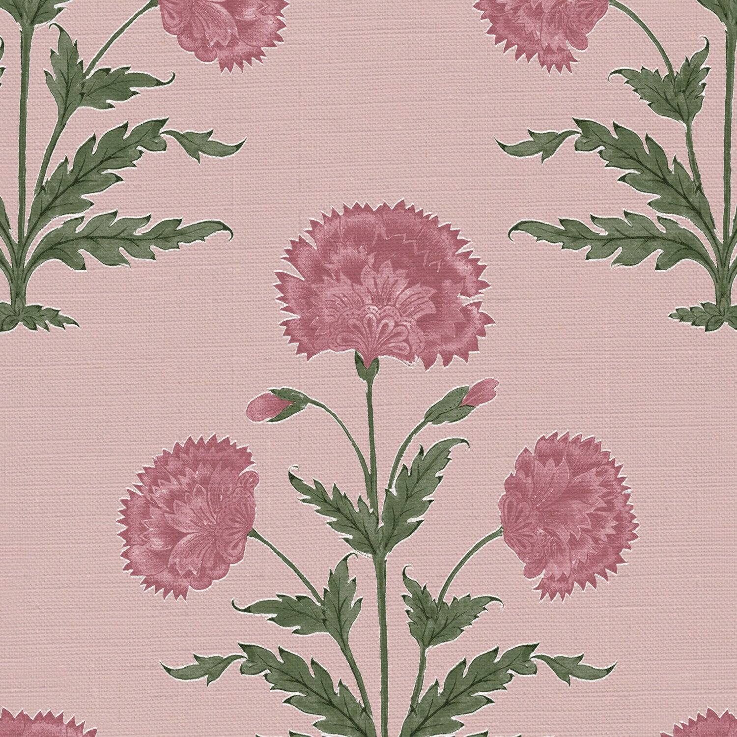 CW: Pink and green with pink ground | BASE: Luxury Linen | HERO