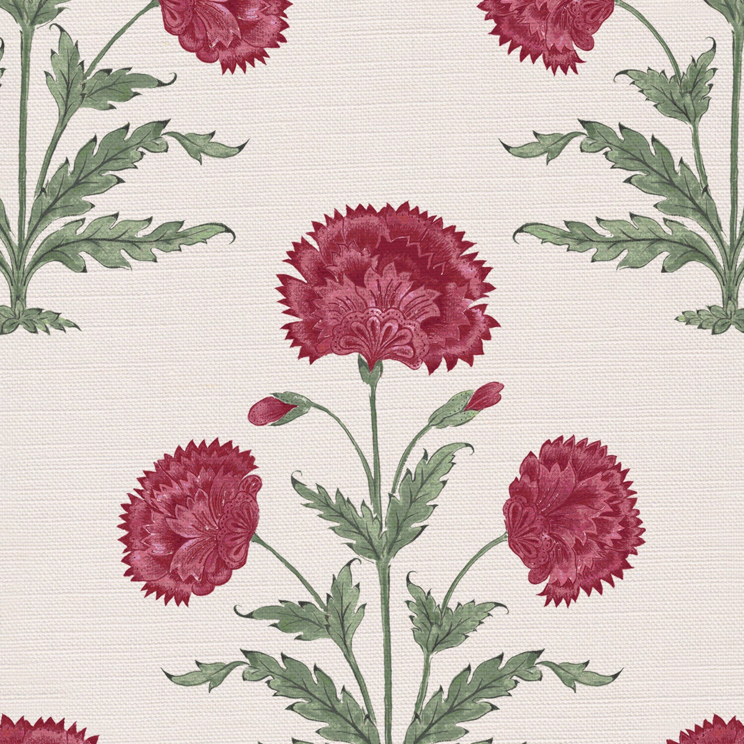 CW: Red damson and green | BASE: Luxury Linen | HERO