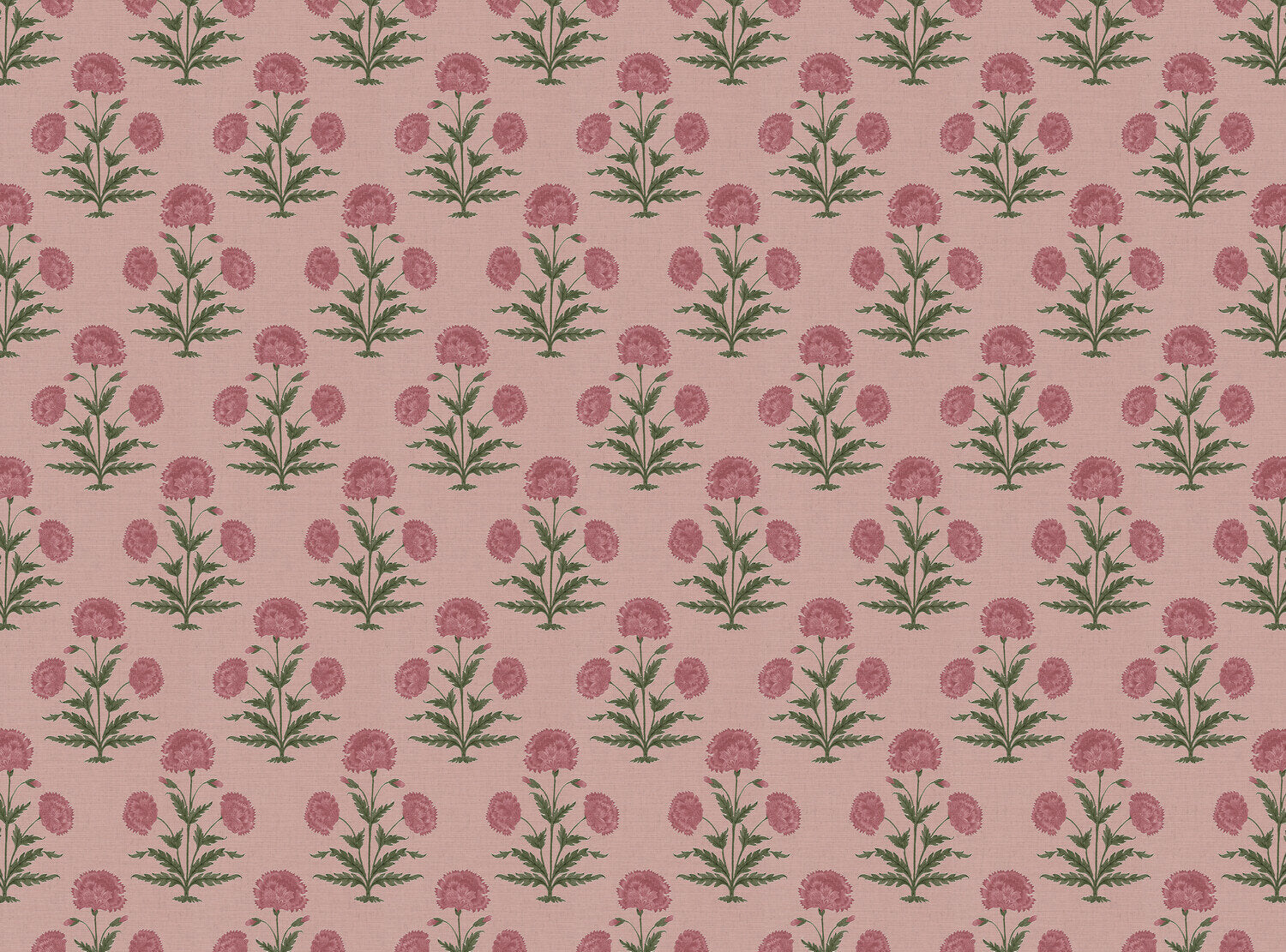 CW: Pink and green with pink ground | BASE: Mercia Linen
