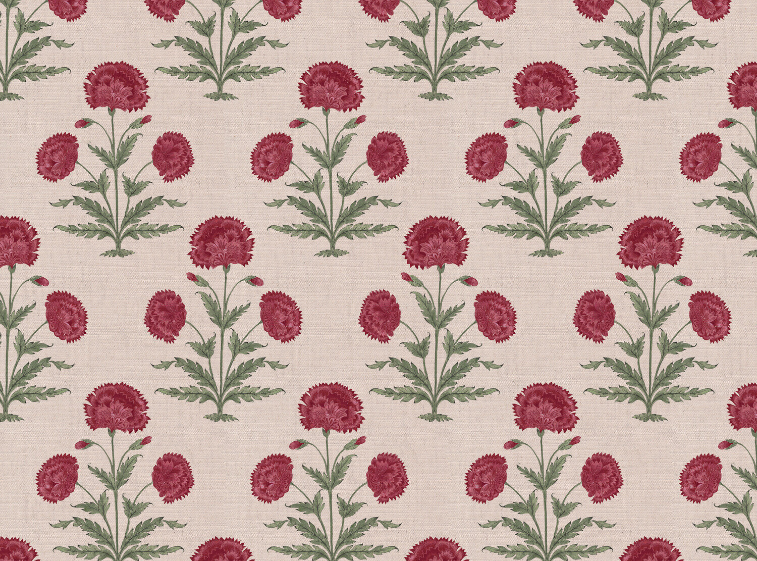 CW: Red damson and green | BASE: Mercia Linen