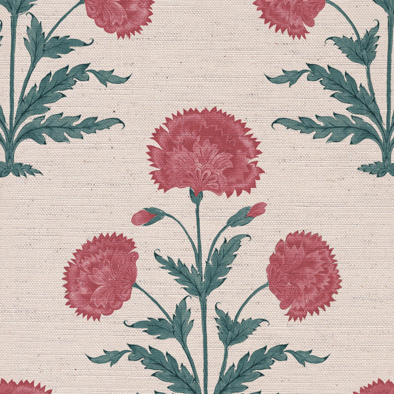 CW: Pink and green blue | BASE: Natural Luxury Linen | HERO