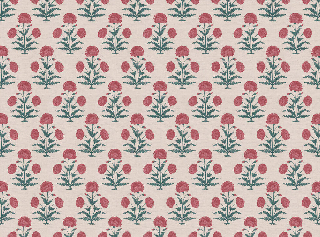 CW: Pink and green blue | BASE: Natural Luxury Linen