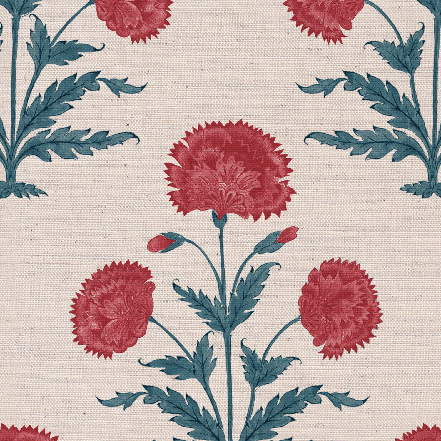CW: Red and green blue | BASE: Natural Luxury Linen | HERO