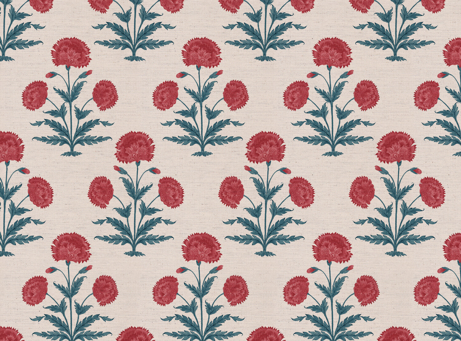CW: Red and green blue | BASE: Natural Luxury Linen