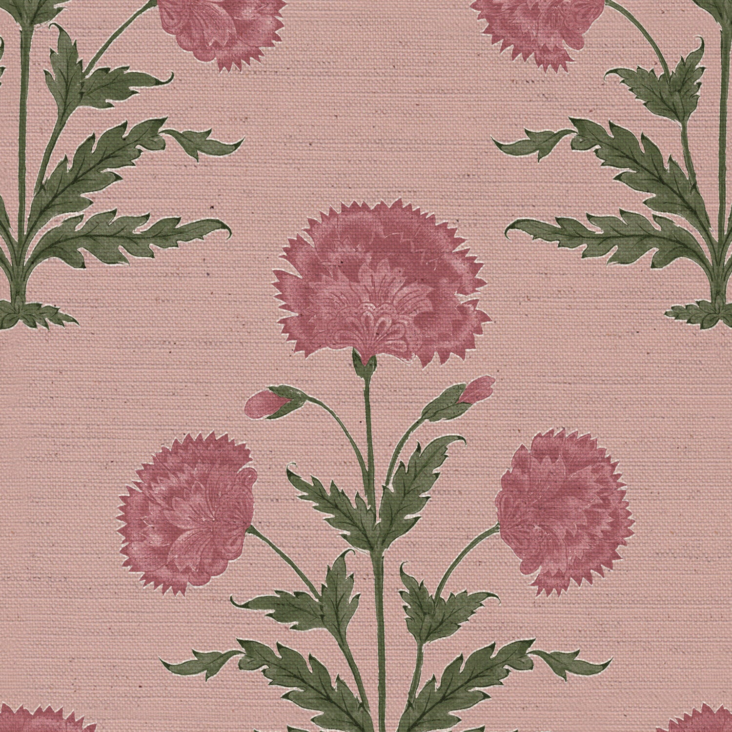 CW: Pink and green with pink ground | BASE: Natural Luxury Linen | HERO