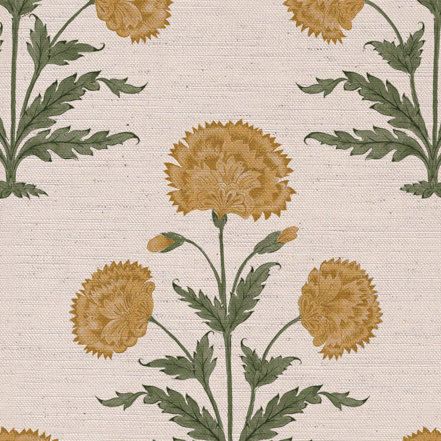 CW: Yellow and green | BASE: Natural Luxury Linen | HERO