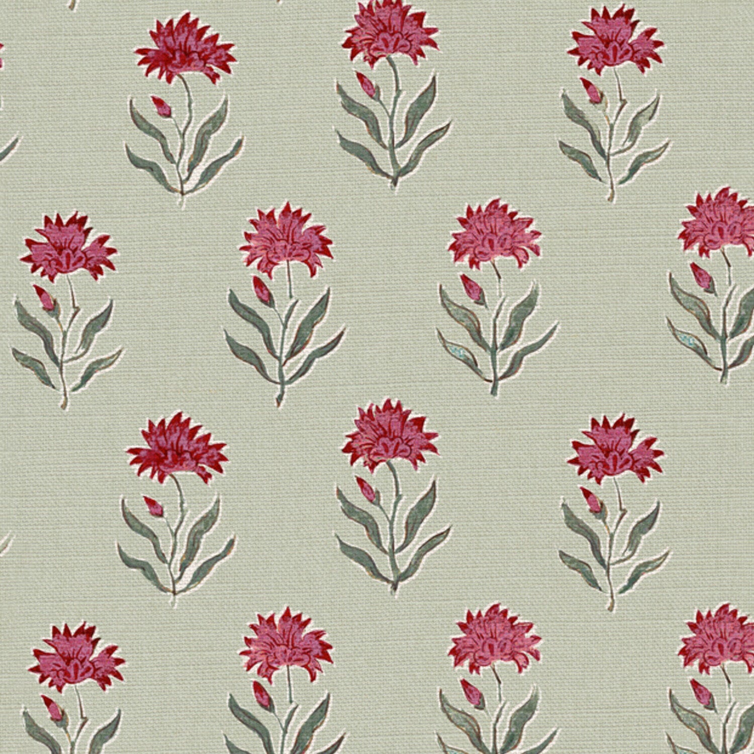 CW: Red damson and green grey with green ground | BASE: Luxury Linen | HERO