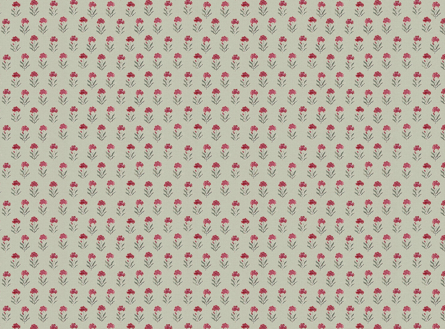 CW: Red damson and green grey with green ground | BASE: Luxury Linen