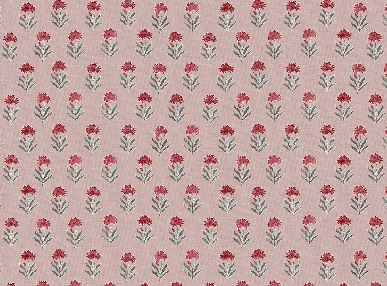 CW: Red damson with pink ground | BASE: Luxury Linen