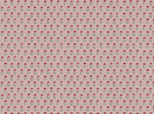 Red damson with pink ground