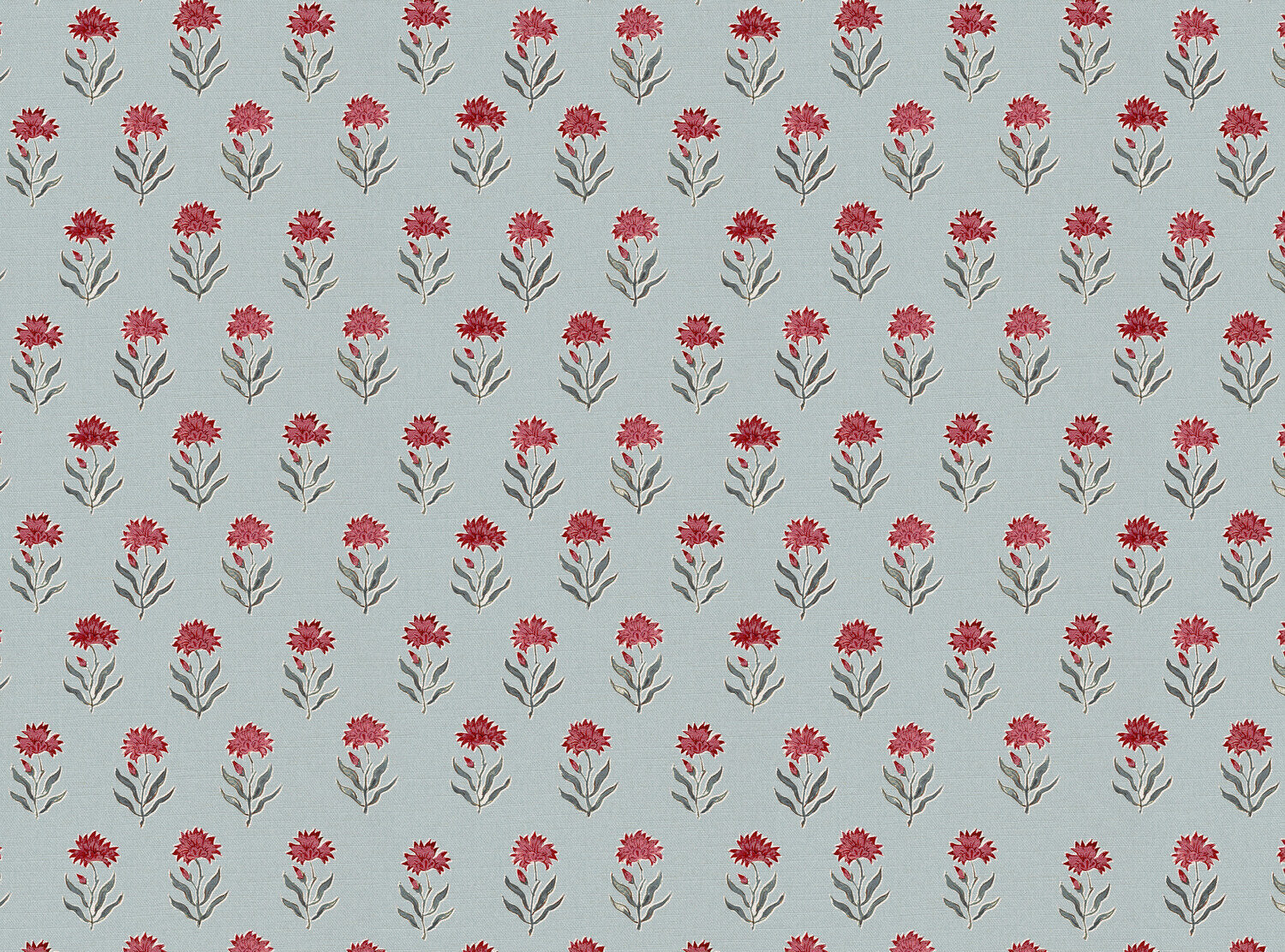 CW: Warm red and grey blue with blue ground | BASE: Luxury Linen