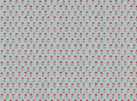 Warm red and grey blue with blue ground