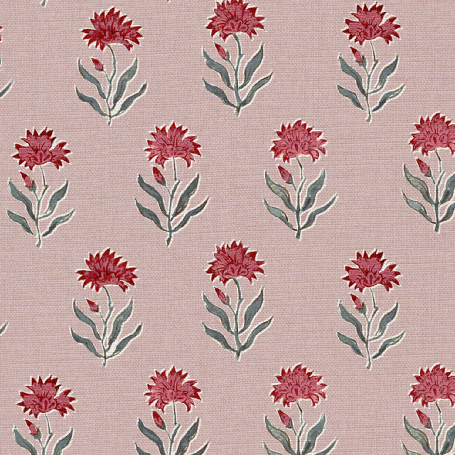 CW: Warm red and grey blue with pink ground | BASE: Luxury Linen | HERO