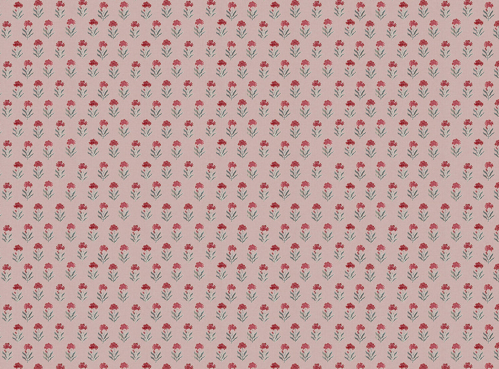 CW: Warm red and grey blue with pink ground | BASE: Luxury Linen