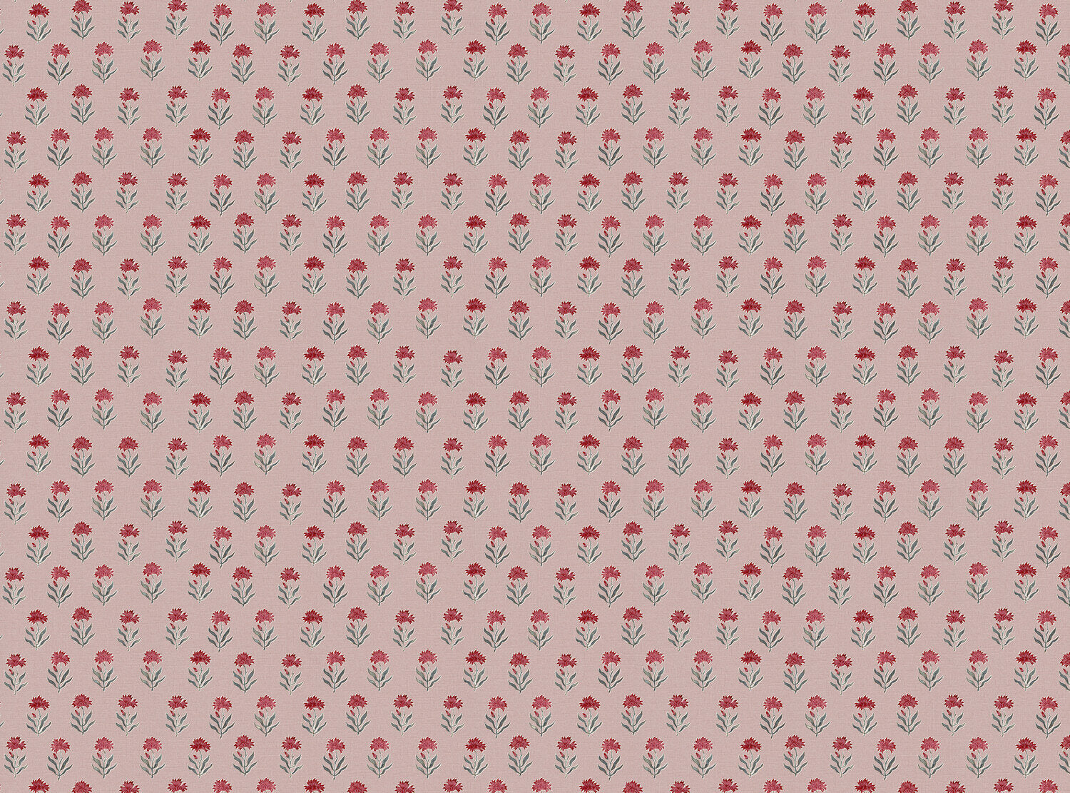 CW: Warm red and grey blue with pink ground | BASE: Luxury Linen