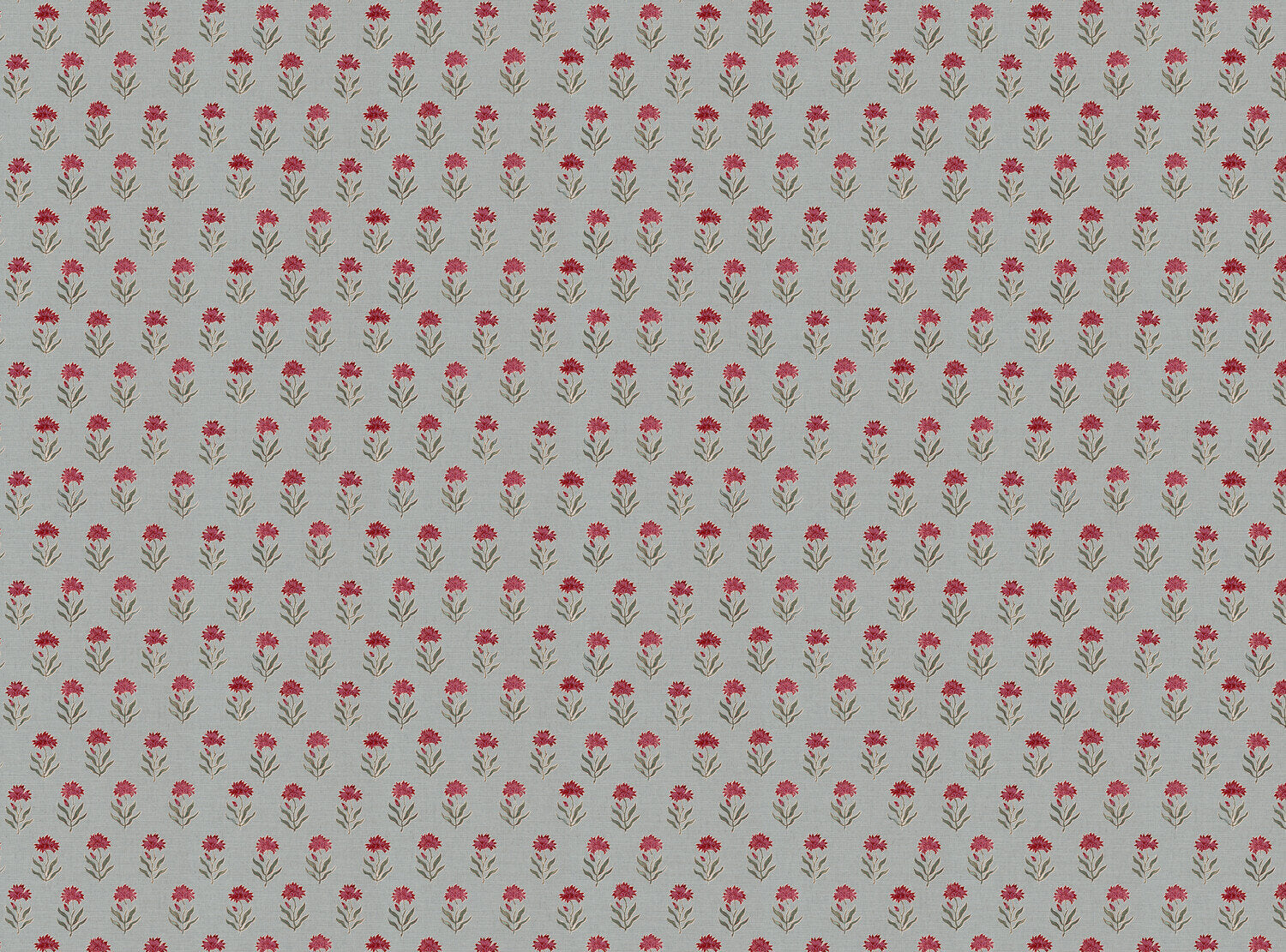 CW: Red damson and green grey with blue ground | BASE: Mercia Linen