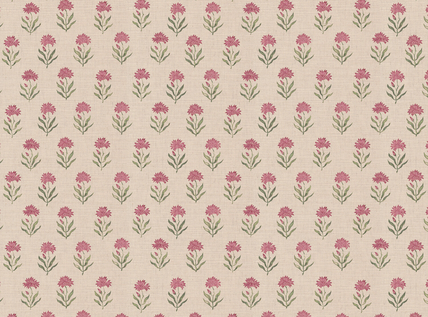CW: Wild orchid pink and green | BASE: Mercia Linen