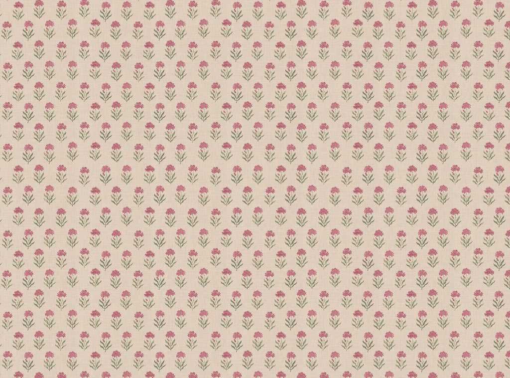 CW: Wild orchid pink and green | BASE: Mercia Linen