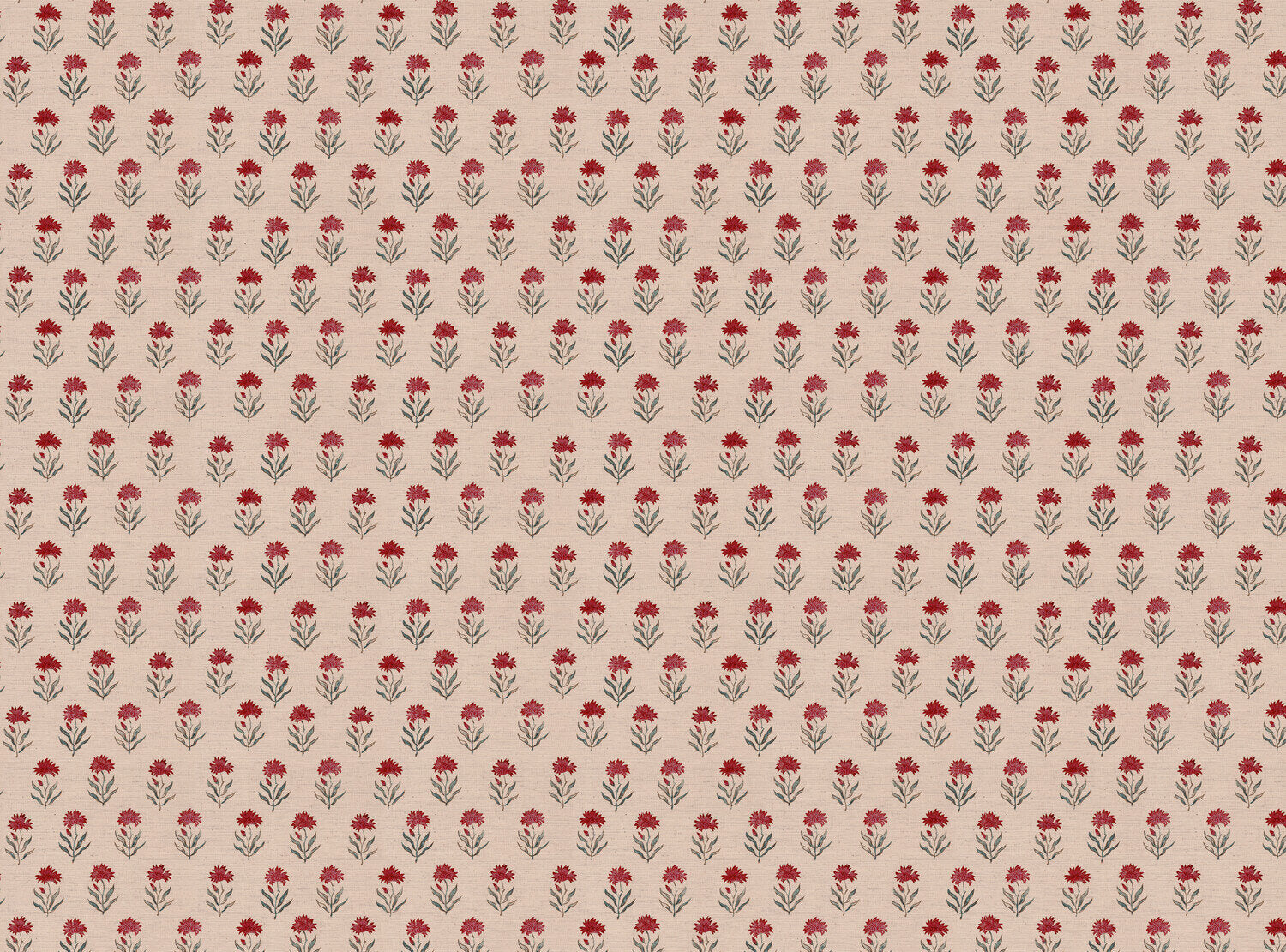 CW: Red and blue green | BASE: Natural Luxury Linen