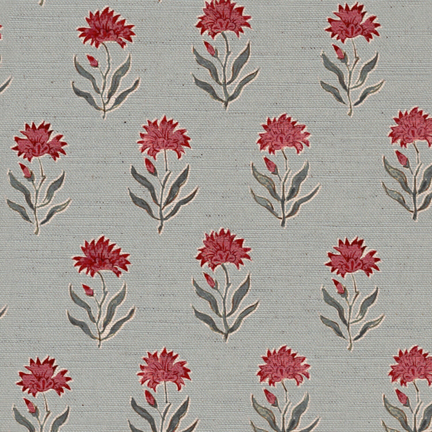 CW: Warm red and grey blue with blue ground | BASE: Natural Luxury Linen | HERO
