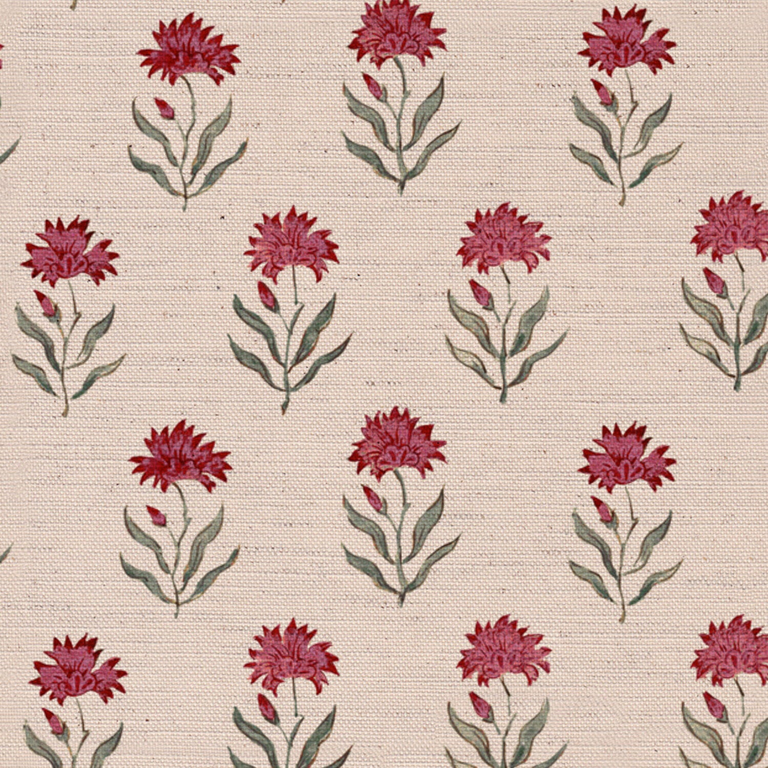 CW: Red damson and green | BASE: Natural Luxury Linen | HERO