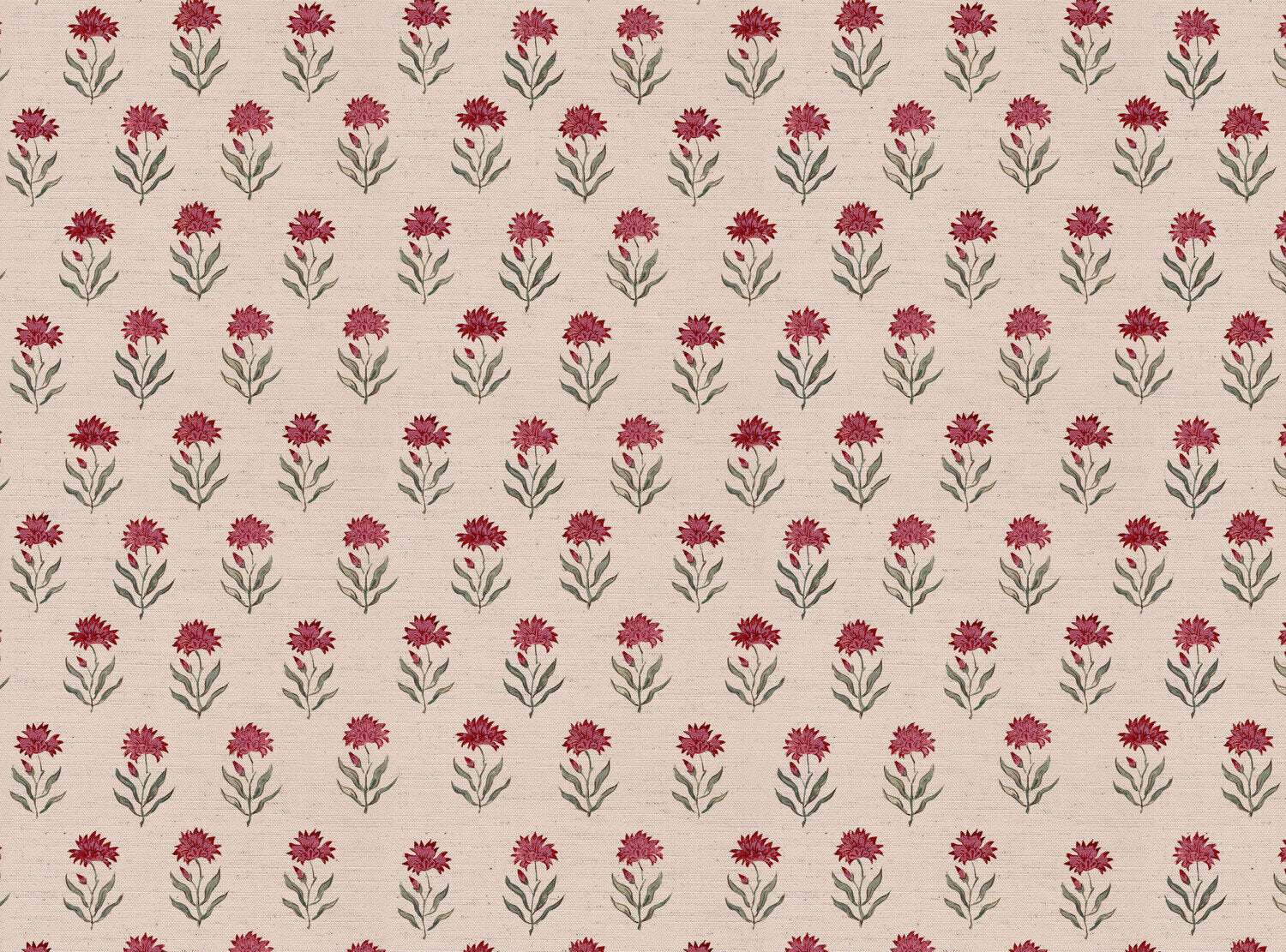 CW: Red damson and green | BASE: Natural Luxury Linen