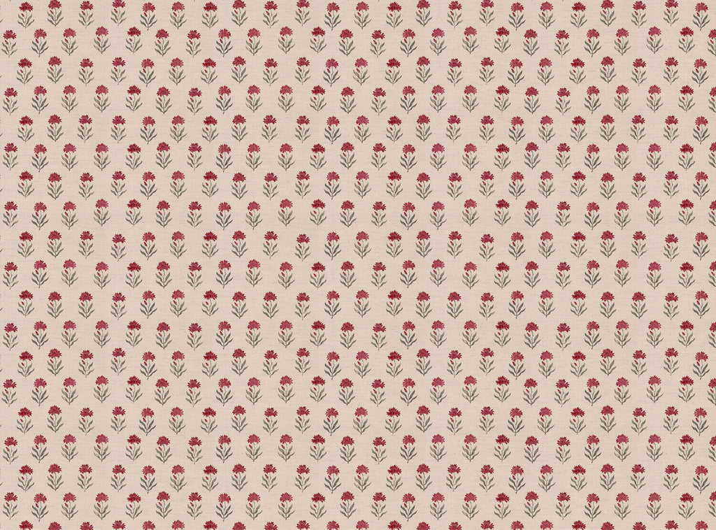 CW: Red damson and green | BASE: Natural Luxury Linen
