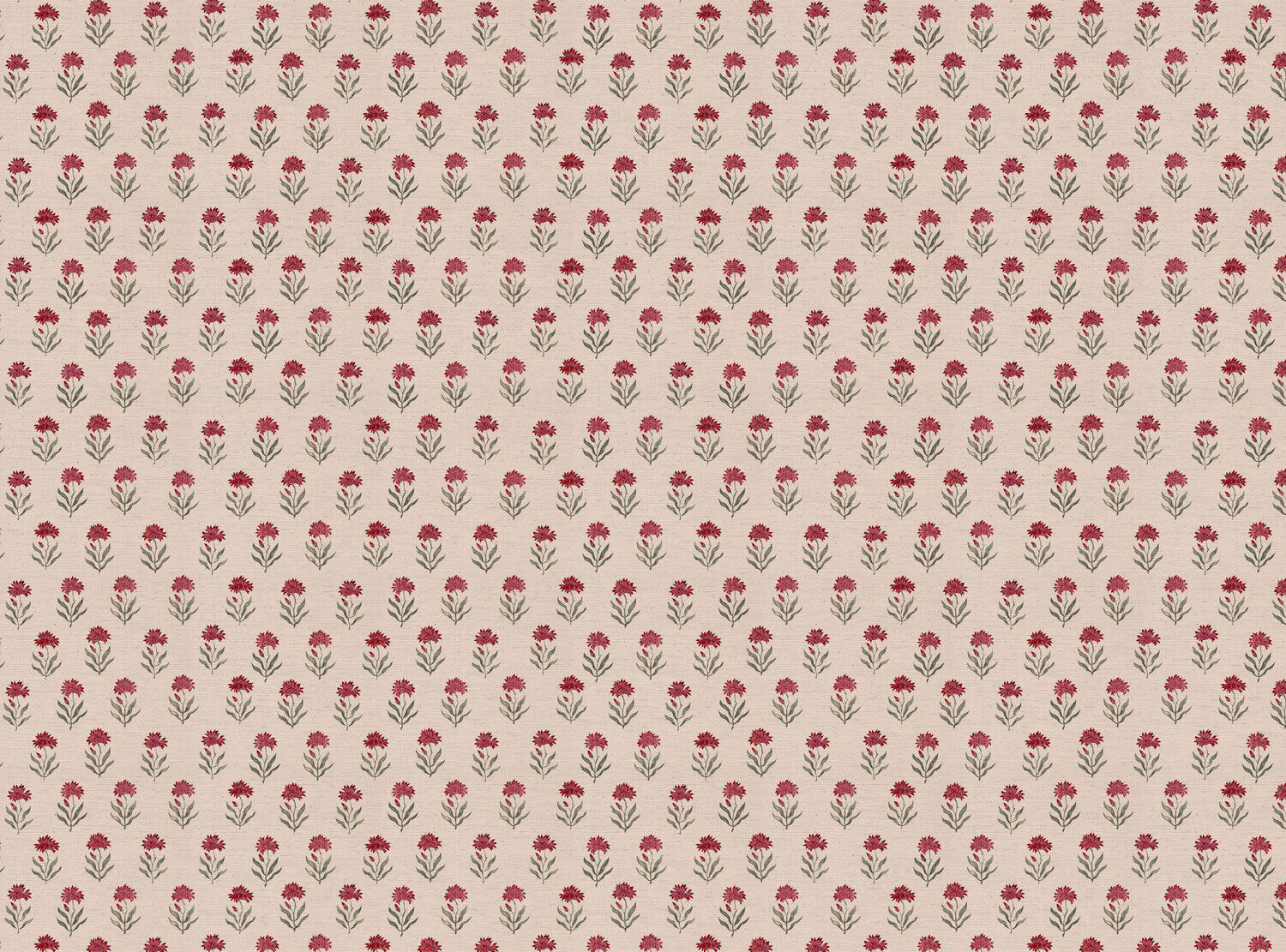 CW: Red damson and green | BASE: Natural Luxury Linen