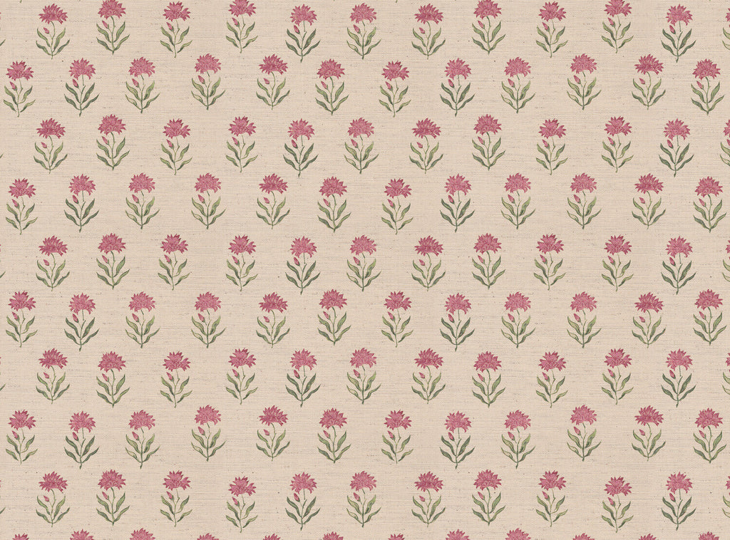 CW: Wild orchid pink and green | BASE: Natural Luxury Linen