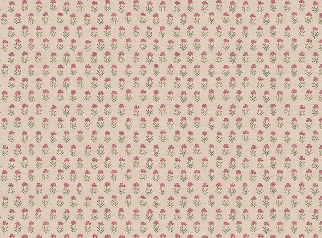 CW: Wild orchid pink and green | BASE: Natural Luxury Linen