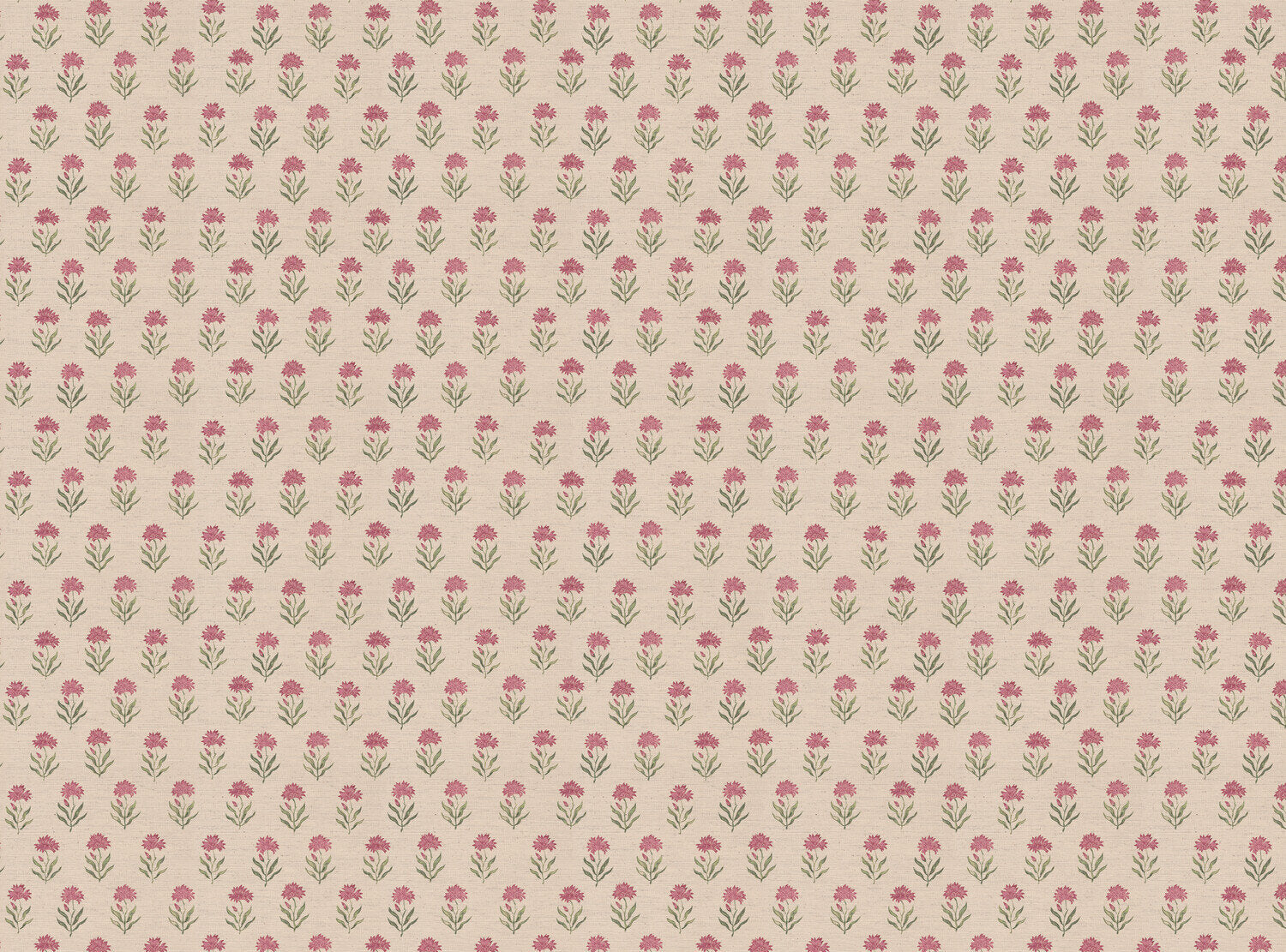 CW: Wild orchid pink and green | BASE: Natural Luxury Linen