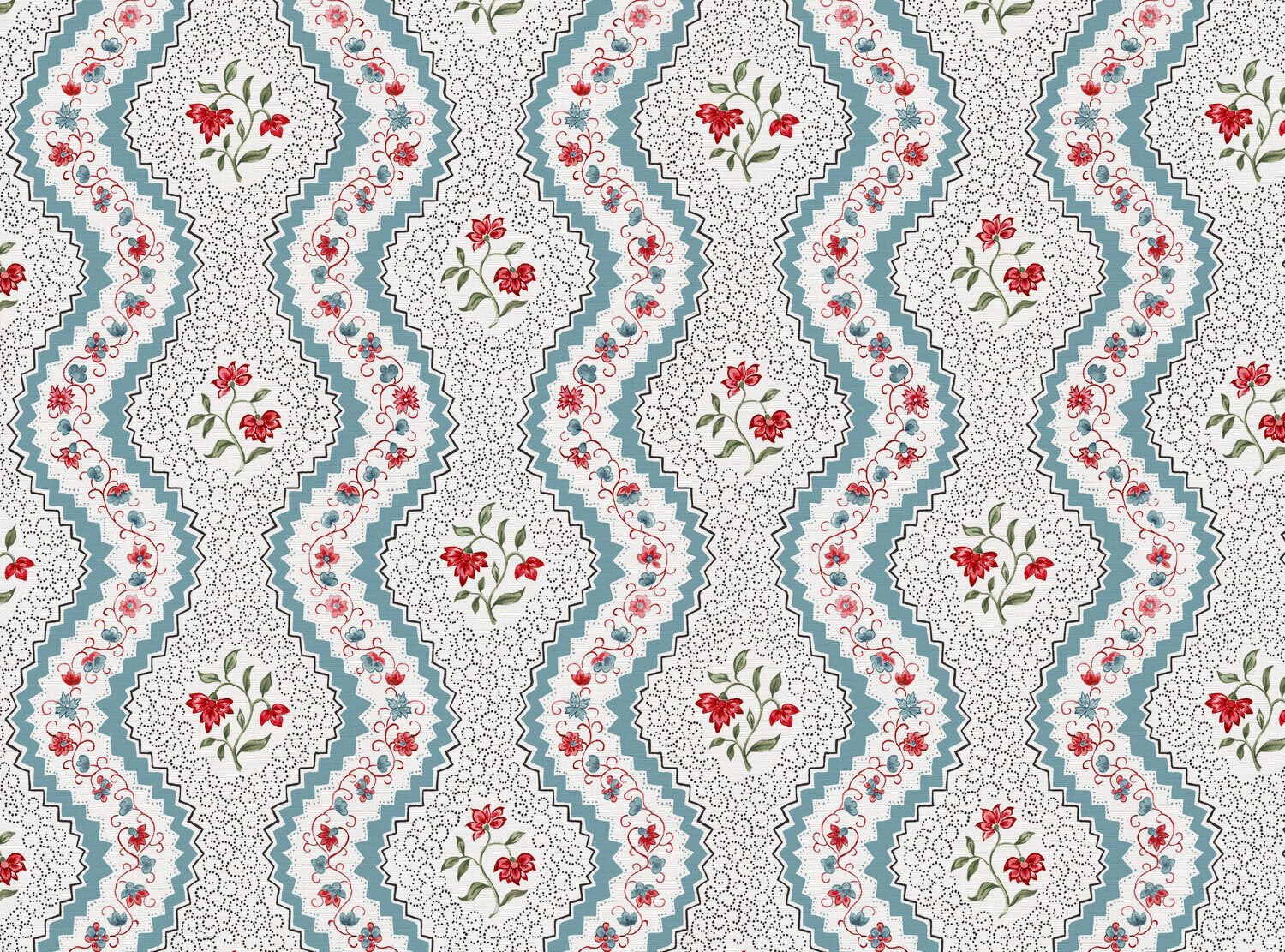CW: Blue red and green | BASE: Luxury Linen