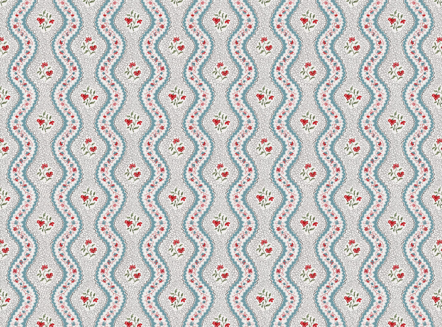 CW: Blue red and green | BASE: Luxury Linen