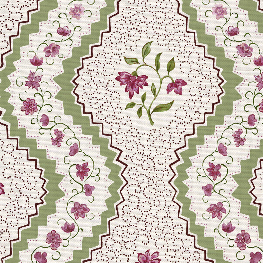 CW: Dusky rose and green | BASE: Luxury Linen | HERO