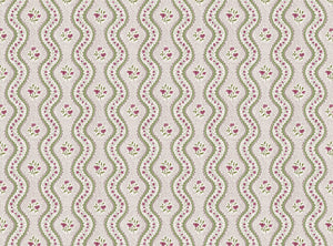 Dusky rose and green