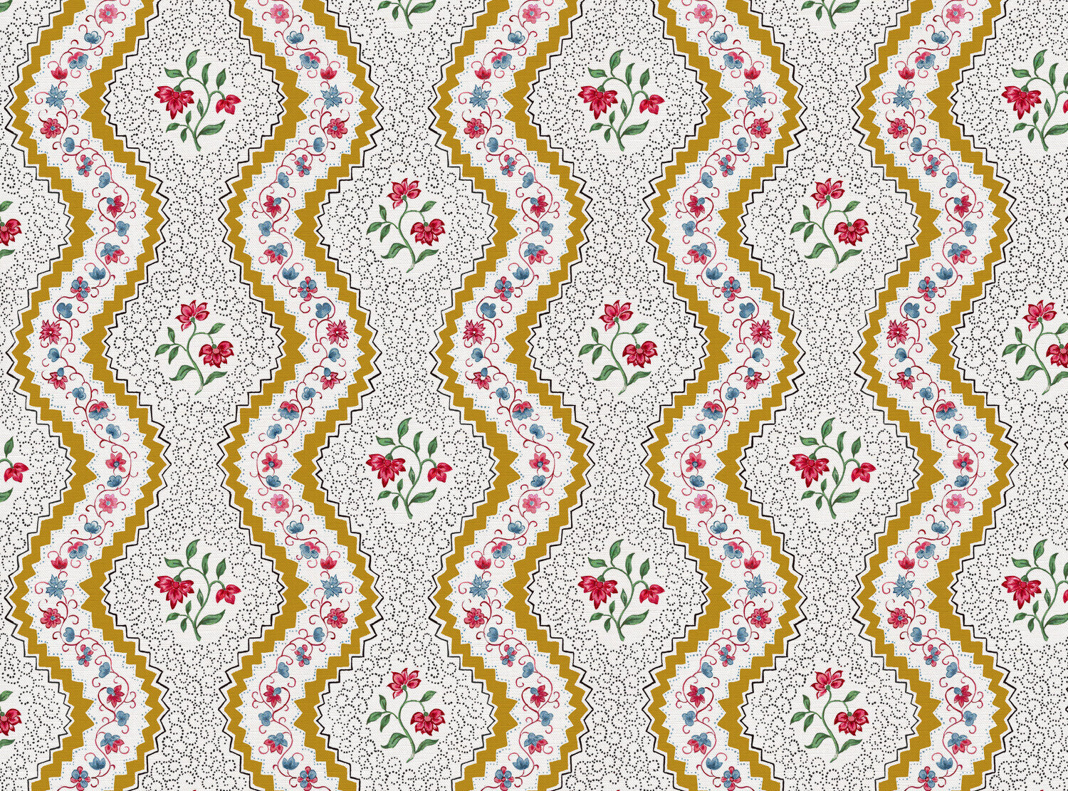 CW: Gold red and blue | BASE: Luxury Linen