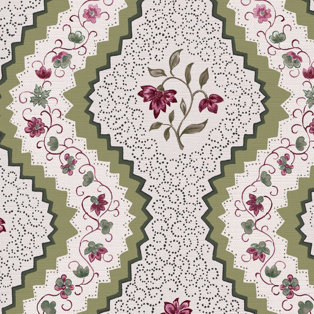CW: Greens and plum | BASE: Luxury Linen | HERO