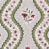 Greens and plum